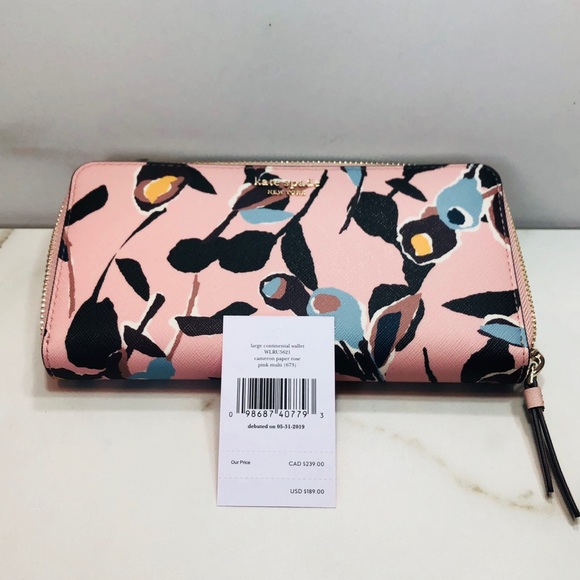 Kate Spade Cameron Paper Rose Large Continental